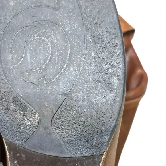 Francesco Morichetti Women's Brown Leather Riding Boots Size EU 37 - Picture 7 of 12